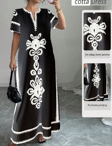 Rochie lunga SHEIN, negru