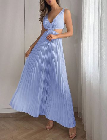 Rochie lunga SHEIN, albastrua