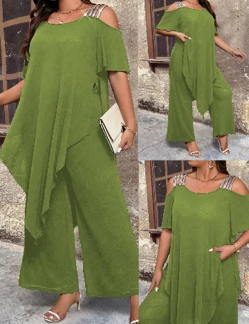 Compleu SHEIN CURVE, verde