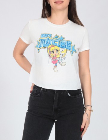 Tricou Bershka, alb