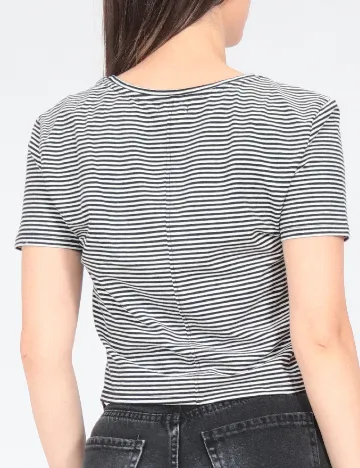 Tricou Zara, alb/negru