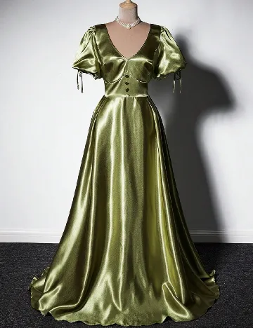Rochie lunga SHEIN CURVE, verde
