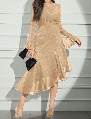 Rochie medie SHEIN, maro