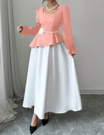 Rochie lunga SHEIN, alb