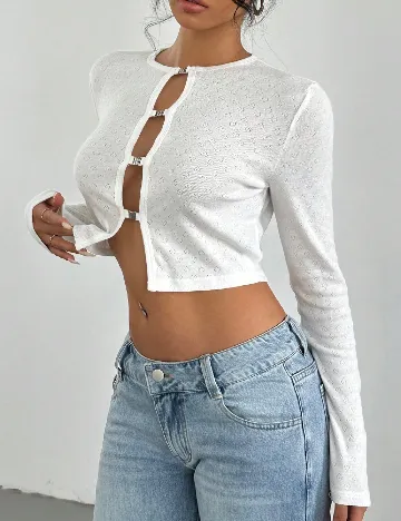 Top SHEIN, alb