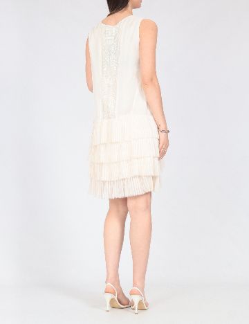 Rochie scurta Zara, ecru
