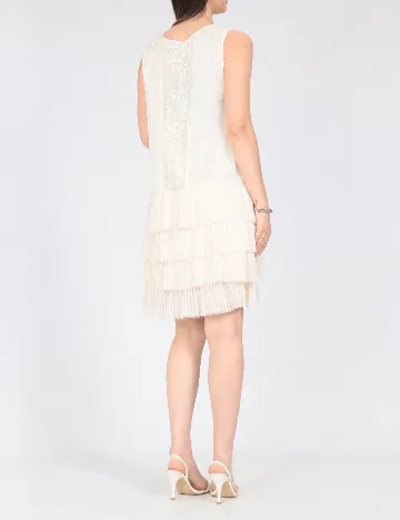 Rochie scurta Zara, ecru