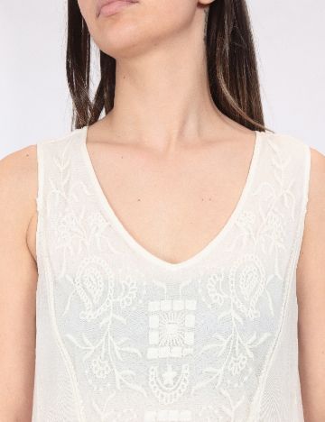 Rochie scurta Zara, ecru