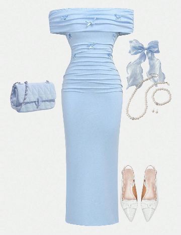 Rochie Shein Kids, albastru