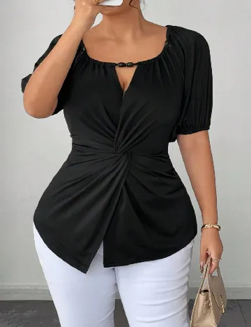 Bluza SHEIN CURVE, negru