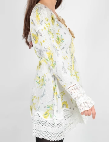 Rochie Savage Culture, alb