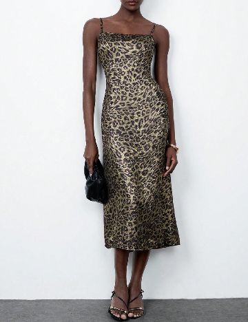 Rochie medie SHEIN, animal print