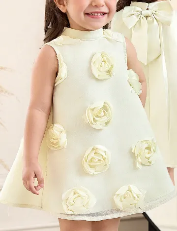 Rochie Shein Kids, ecru