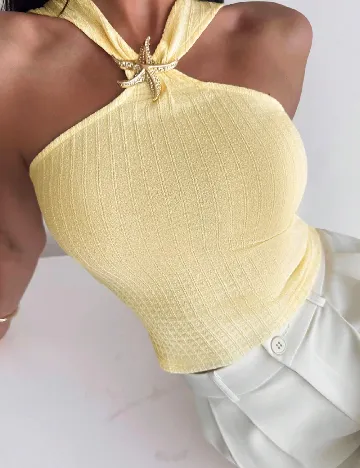 Top SHEIN, galben