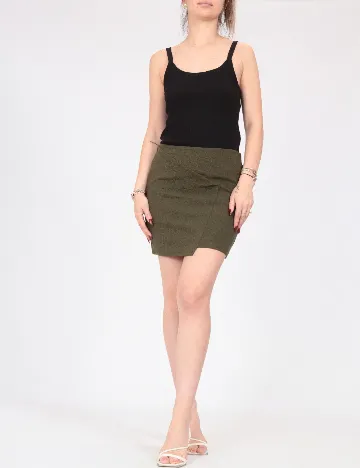 Fusta Bershka, verde