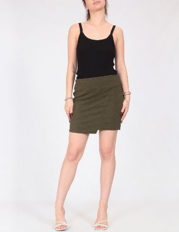 Fusta Bershka, verde