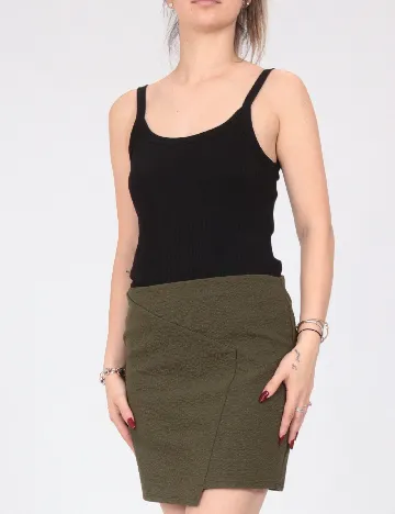 Fusta Bershka, verde