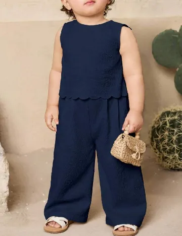Compleu Shein Kids, bleumarin