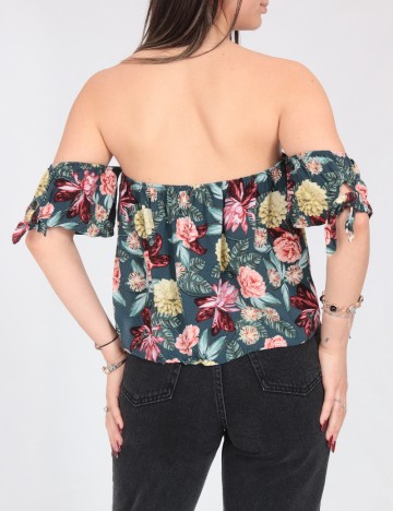 Top Pull&Bear, floral