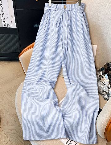 Pantaloni SHEIN CURVE, albastru