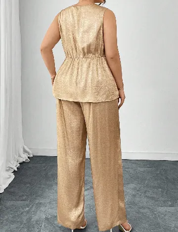Compleu SHEIN CURVE, auriu