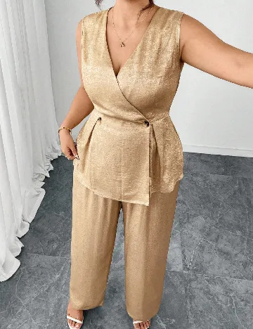 Compleu SHEIN CURVE, auriu