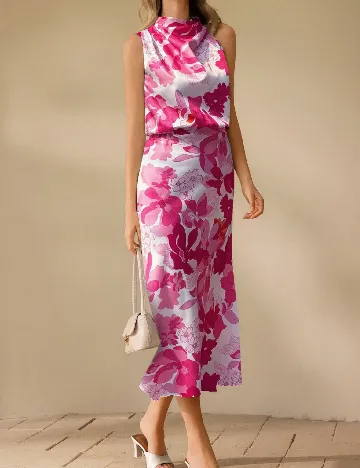 Rochie medie SHEIN, roz