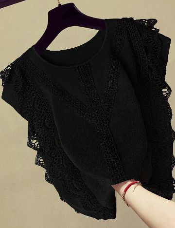 Bluza SHEIN CURVE, negru