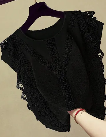 Bluza SHEIN CURVE, negru