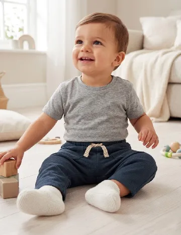 Pantaloni Zara, albastru