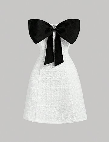 Rochie scurta SHEIN, alb