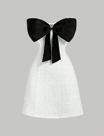 Rochie scurta SHEIN, alb