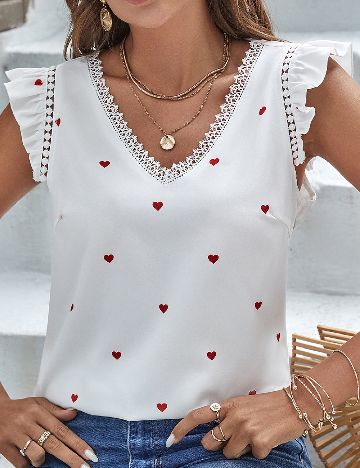 Bluza SHEIN, alb