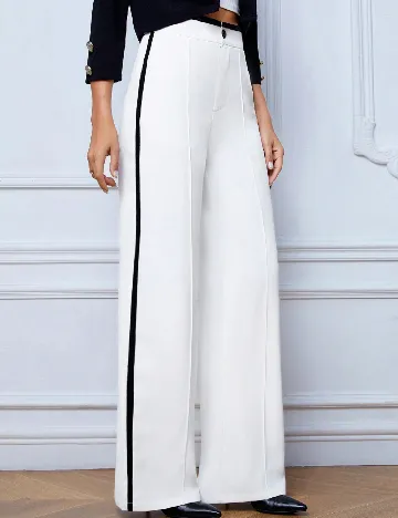 Pantaloni SHEIN, alb