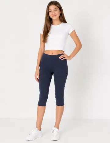 Colanti trei sferturi Zara, bleumarin