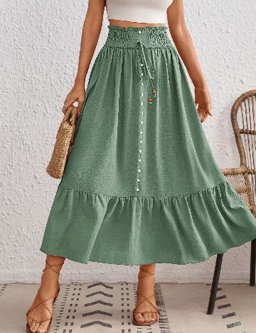 Fusta SHEIN, verde