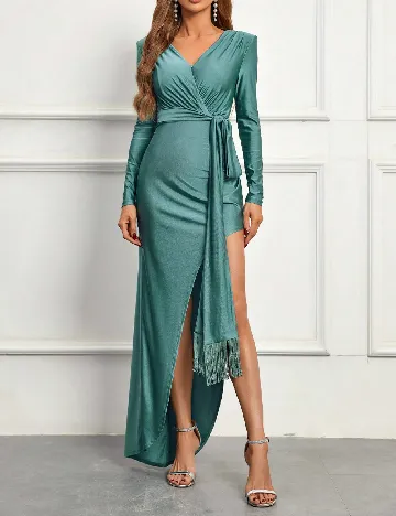 Rochie lunga SHEIN, verde