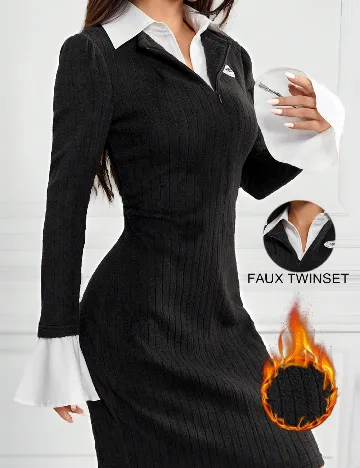 Rochie medie SHEIN, negru