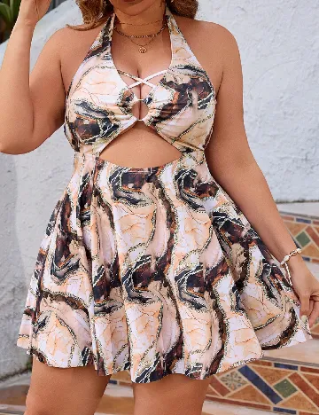 Costum de baie SHEIN CURVE, mix culori