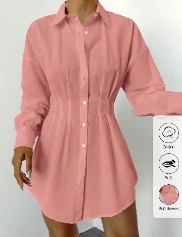 Rochie scurta SHEIN, roz