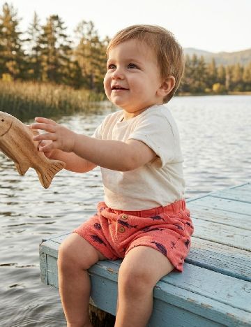 Pantaloni scurti Zara, corai