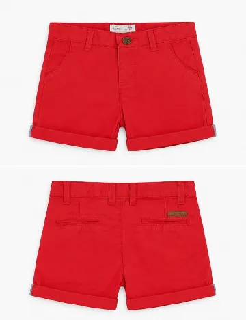 Pantaloni scurti Zara, rosu
