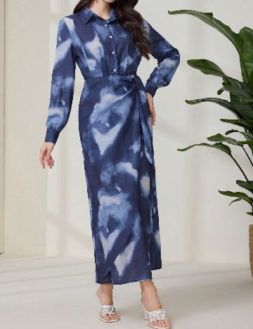 Rochie lunga SHEIN, albastru