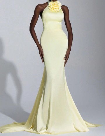 Rochie lunga SHEIN, galben