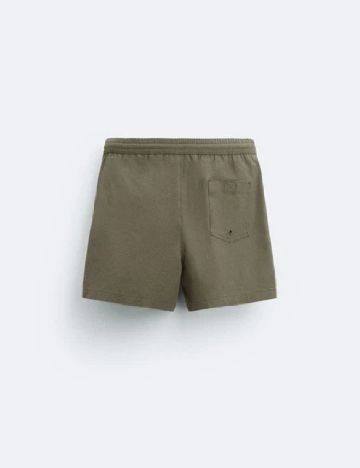 Short de baie Zara, kaki