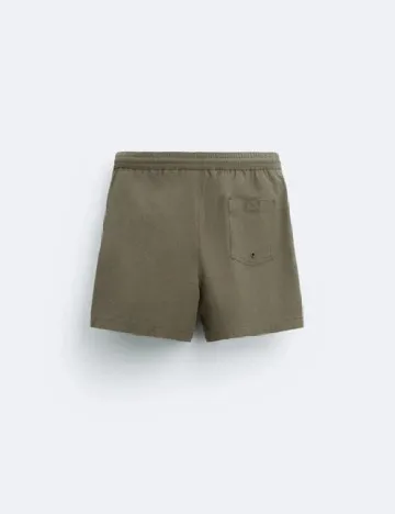 Short de baie Zara, kaki