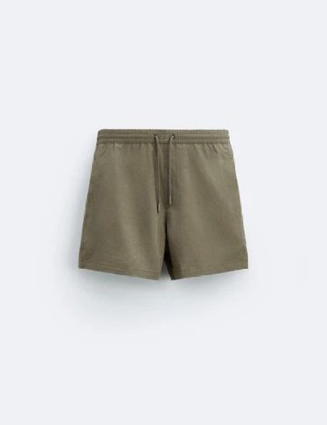 Short de baie Zara, kaki