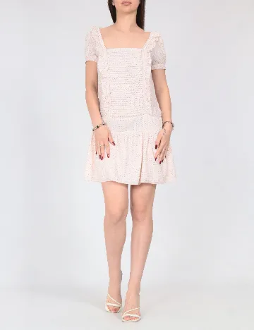 Rochie scurta Zara, roz deschis