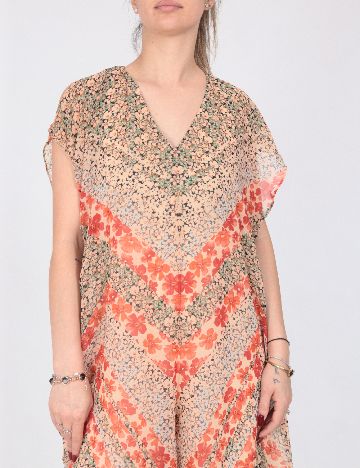 Salopeta Zara, floral print