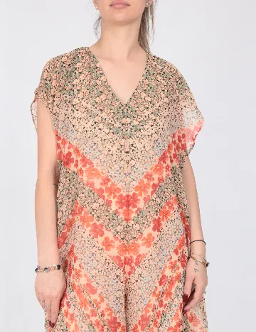 Salopeta Zara, floral print